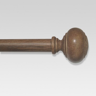 Curtain Rod Faux Wood - ThresholdÃ¢â€žÂ¢