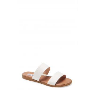Womens Steve Madden Dual Woven Slide Sandal