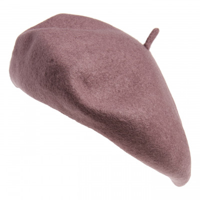Womens Brixton Audrey Wool Beret - Pink
