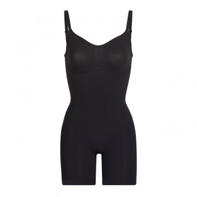 Sculpting Bodysuit Mid Thigh W. Open Gusset