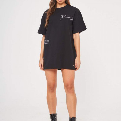 Renaissance Script T-Shirt Dress