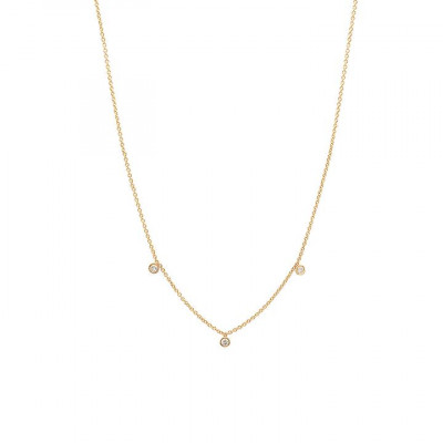 3 Diamond Necklace