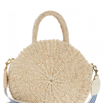 Clare V. Moyen Alice Straw Bag - White