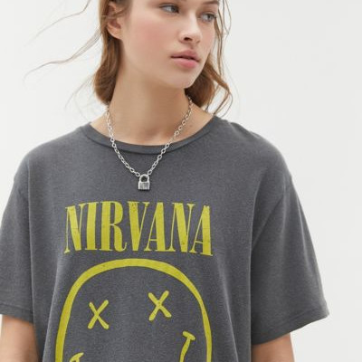 Nirvana Smiley Face Tee