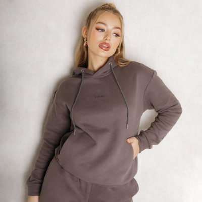 Essential Charcoal Fleece Back Hoodie