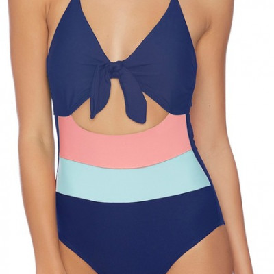 In The Groove Removable Soft Cup One-Piece Swimsuit