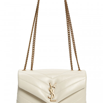 Saint Laurent Small Loulou Leather Shoulder Bag -