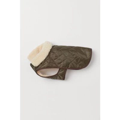 H & M - Quilted Dog Jacket - Green