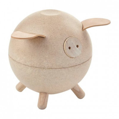 Piggy Bank, White