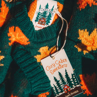 The Big Cozy Fall Leaf Sweater