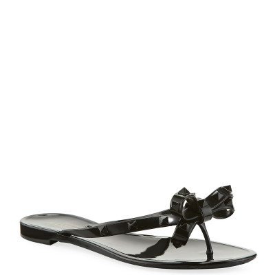 Rockstud PVC Jelly Thong Sandal