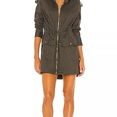 SNDYS Kendall Dress in Dark Khaki | REVOLVE