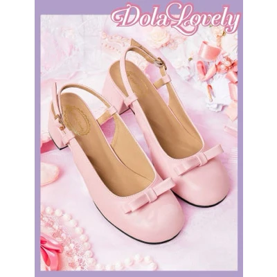 Dola Lovely Women Fashion Sweet Bow Decor High Heel Shoes New Year Holiday | SHEIN EUQS