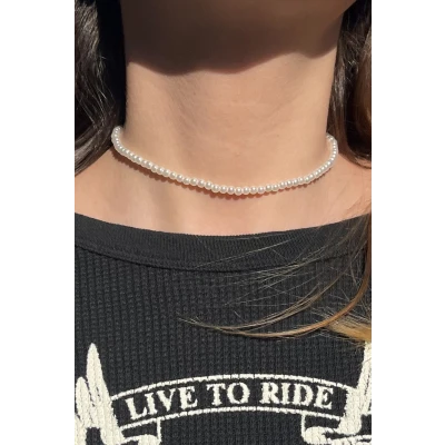 Faux Pearl Necklace