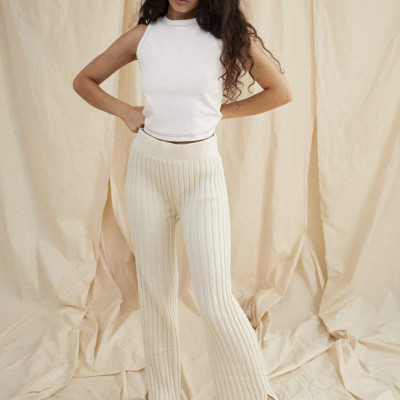 Yen knit pants - Cream