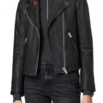 Dalby Leather Biker Jacket