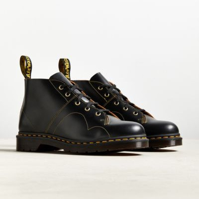Dr. Martens Church Monkey Vintage Boot - Black 10 at Urban Outfitters
