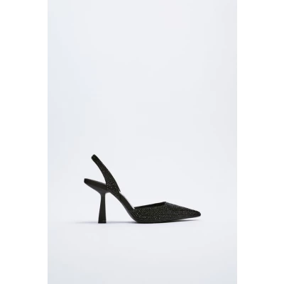 SHIMMERY SLINGBACK HEELS