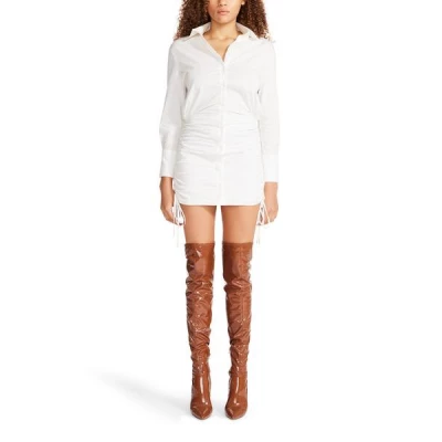 DAY TO NIGHT SHIRT DRESS WHITE