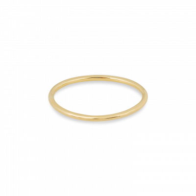 Slim Gold Round Band