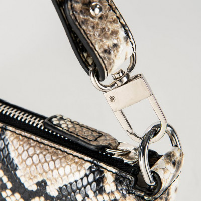 Rachel Snake Print Leather