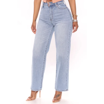 Classic High Waist Loose Jeans