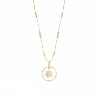 Womens Ettika Long Starburst Pendant Necklace