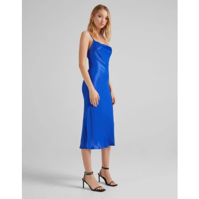 Satin cami midi dress