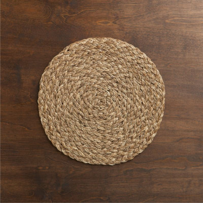 Bali Dark Woven Round Placemat