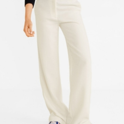 Mango Flowy Palazzo Trousers