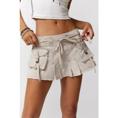 BDG Cargo Kilt Mini Skirt