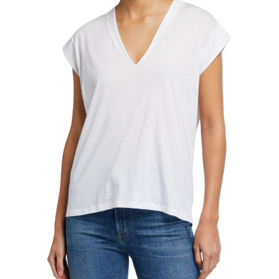 Le Mid Rise V-Neck Tee