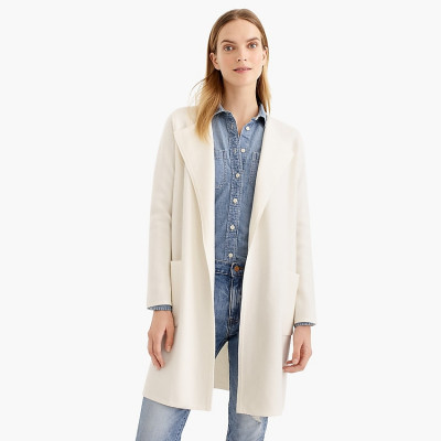 Juliette collarless sweater-blazer