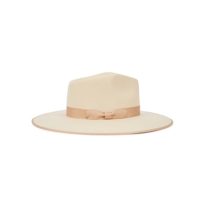 Lack Of Color Ivory Rancher Wool Felt Fedora