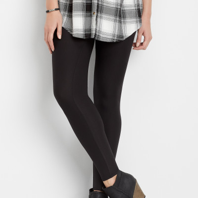 Maurices Womens High Rise Ultraoft Black Leggings