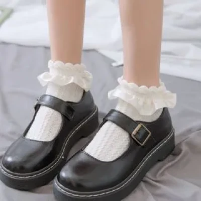 Set of 3: Ruffled Socks