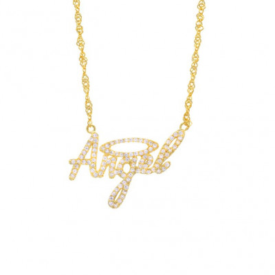 Angel PavÃƒÂ© Vermeil Necklace