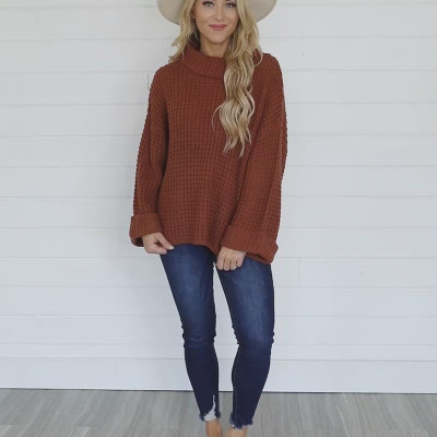 Tell Me What It's Like Brown Sweater