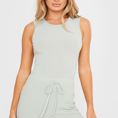 JAC JOSSA SAGE SLEEVELESS CREW NECK BODYSUIT