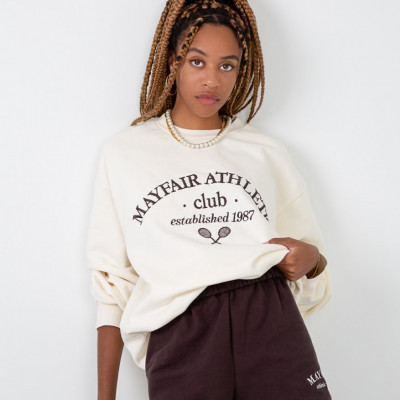 Mayfair Athletics Cream Crewneck