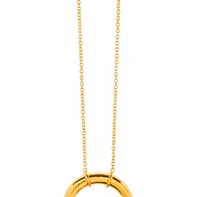 Womens Gorjana Cayne Crescent Plated Pendant Necklace