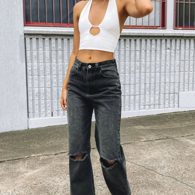 Nina Halter Top White