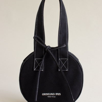 8.5" Mini Canvas Circle Tote