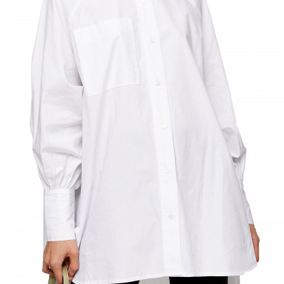 Womens Topshop Oversize Poplin Shirt