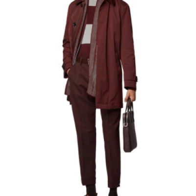 Mens Ballos Rib-Knit Scarf