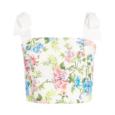 Alice + Olivia Womens Nika Fitted Crop Top - Gardenia - Size