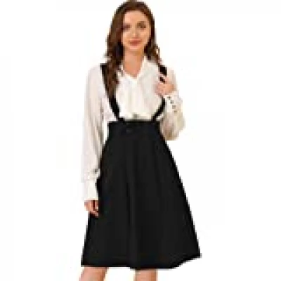 Black Pinafore Dress