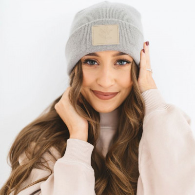 KM Knit Beanie in Earl Grey