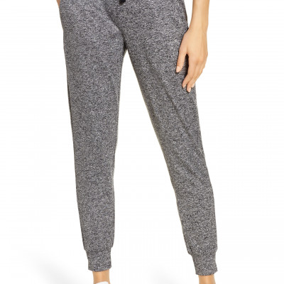 Womens Zella Serene Cozy Melange Jogger Pants