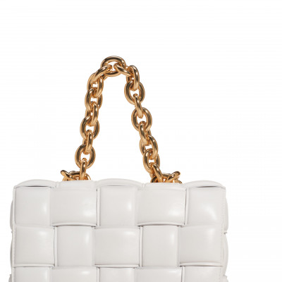 Bottega Veneta The Chain Cassette Bag - White